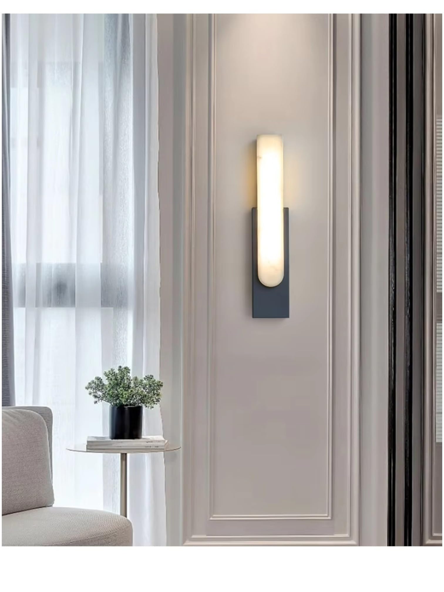 Ucuz Geldi Dekoratif LED Aplik, Çift Yönlü, 10W, 3200K Gün Işığı, Siyah, Çift Yönlü Işık Led Duvar Aydınlatma Cata Hawai İç ve Dış Mekan