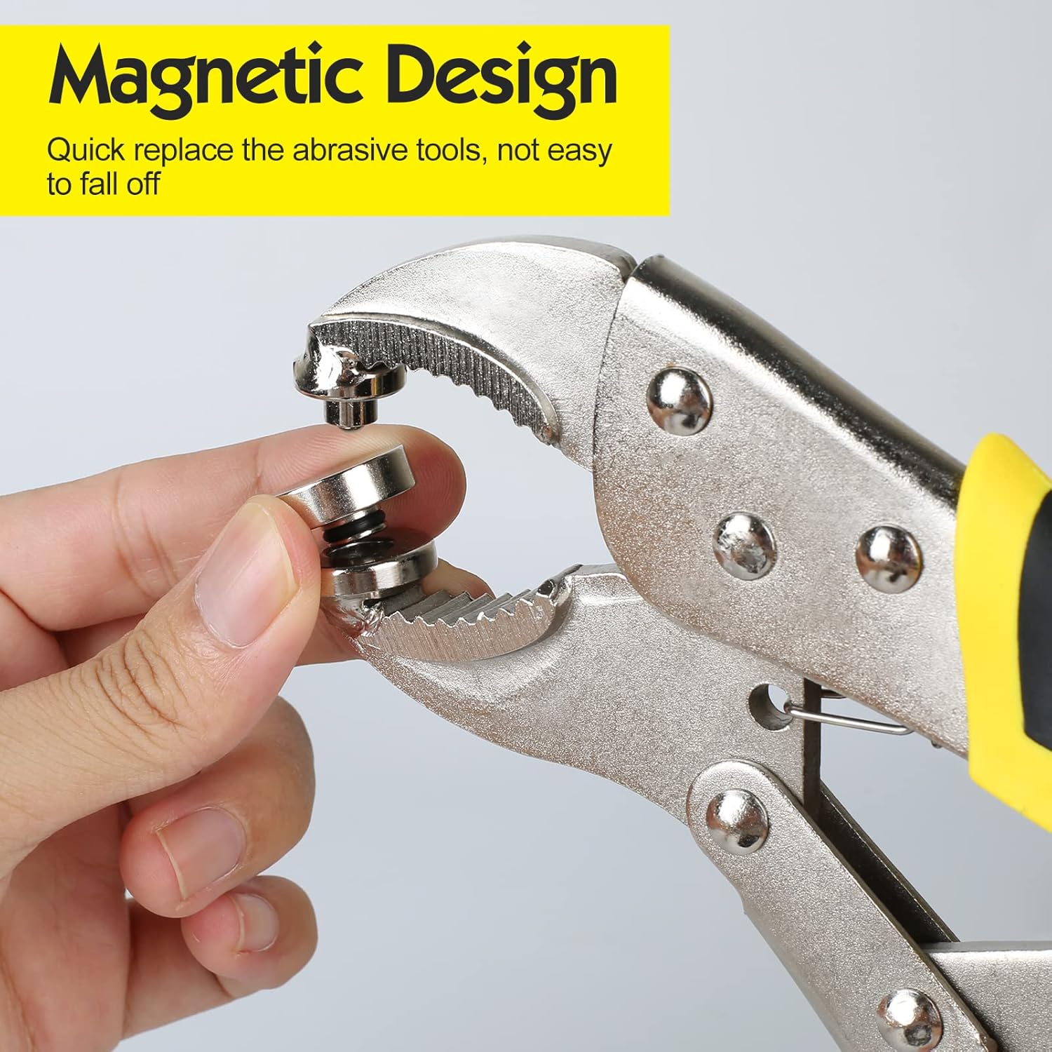 Heavy-Duty Snap Fastener Pliers (Adjustable Setter, 3 Interchangeable Dies) Snap Installation Set Hand Tools for Fastening, Replacing Metal Snaps, Repairing Boat Covers, Canvas