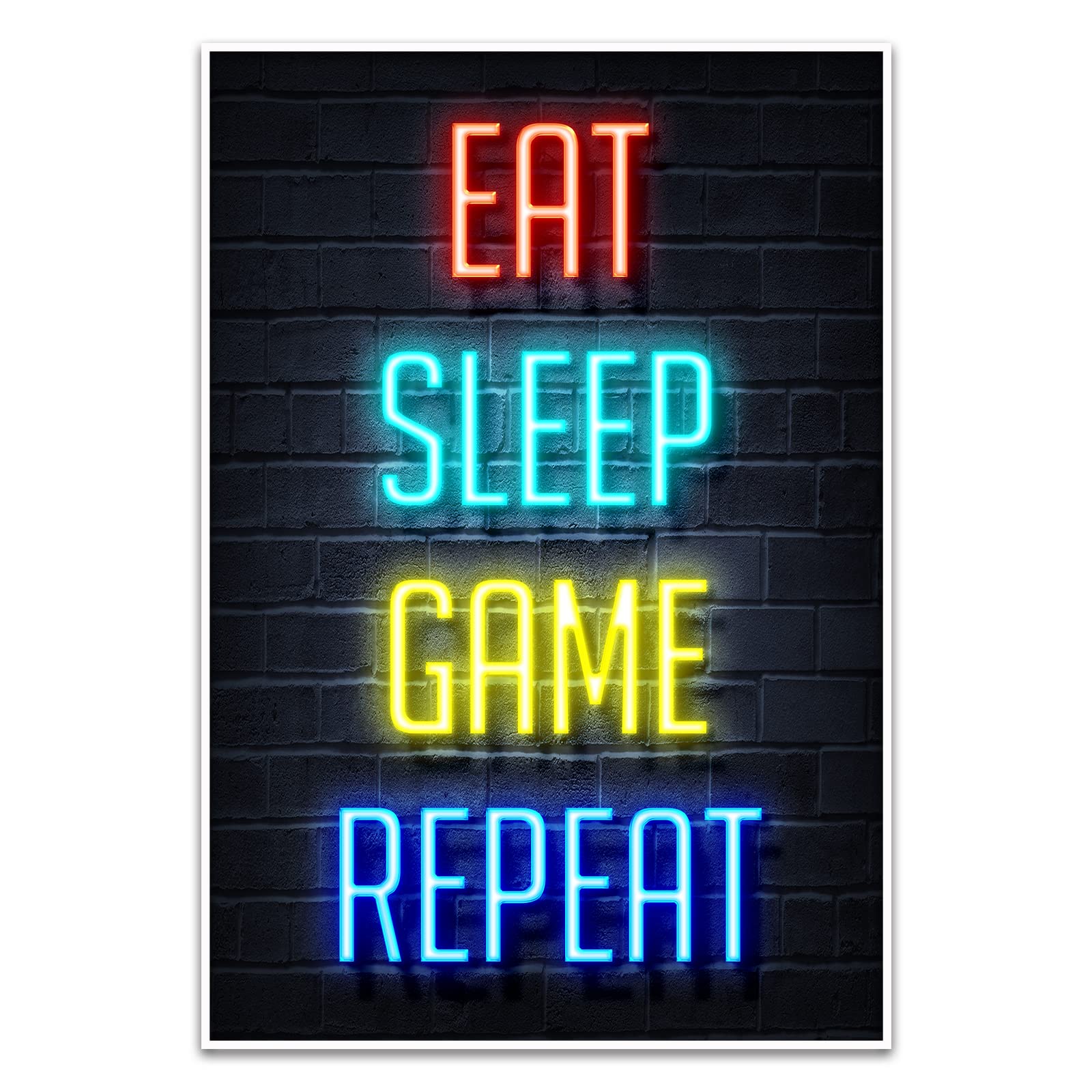 Buy HUIXIONG Boys Room Gaming s for Walls Gamer Teen Wall Art 12x18in