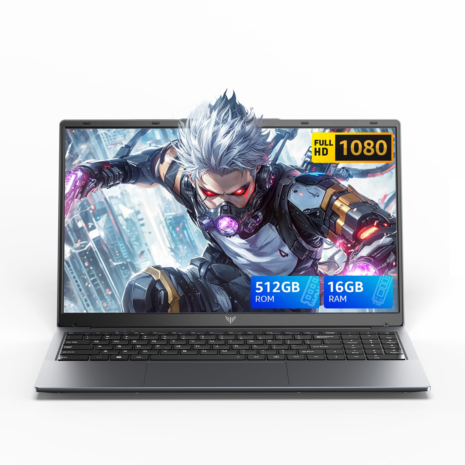 Photo 1 of ACEMAGIC 2025 LX15 Laptop, 15.6-inch FHD (1920 x 1080) Display, Intel N97 Processor, 16GB DDR4 RAM, 512GB SSD, Windows 11 Pro, Wi-Fi 5, 180° Fold, Ideal for Work & Study
