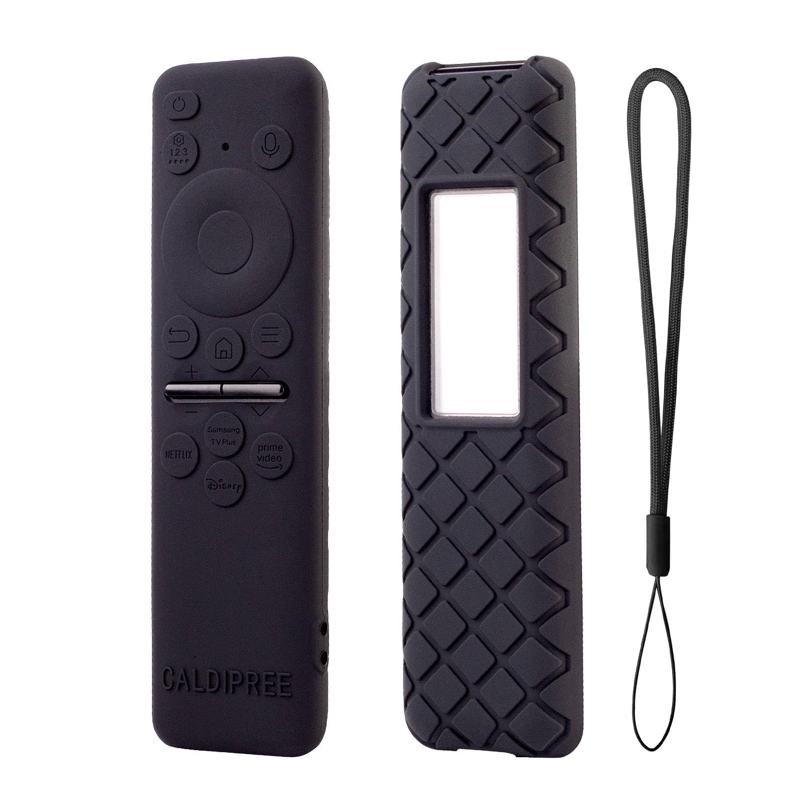 Silicone TV Remote Cover Compatible with Samsung Smart TV Remote 2023 BN59-01432G BN59-01432A BN59-01432J BN59-01432 Case with Remote Loop (Remote NOT Included) [Black] (B0CSB1WLF5) Amazon Price History, Amazon Price Tracker