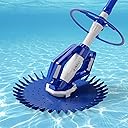 VINGLI Pool Vacuum Cleaner Automatic Sweeper Swimming Pool Creepy Crawler Vacuum with 33FT Hoses (Navy Blue&White)