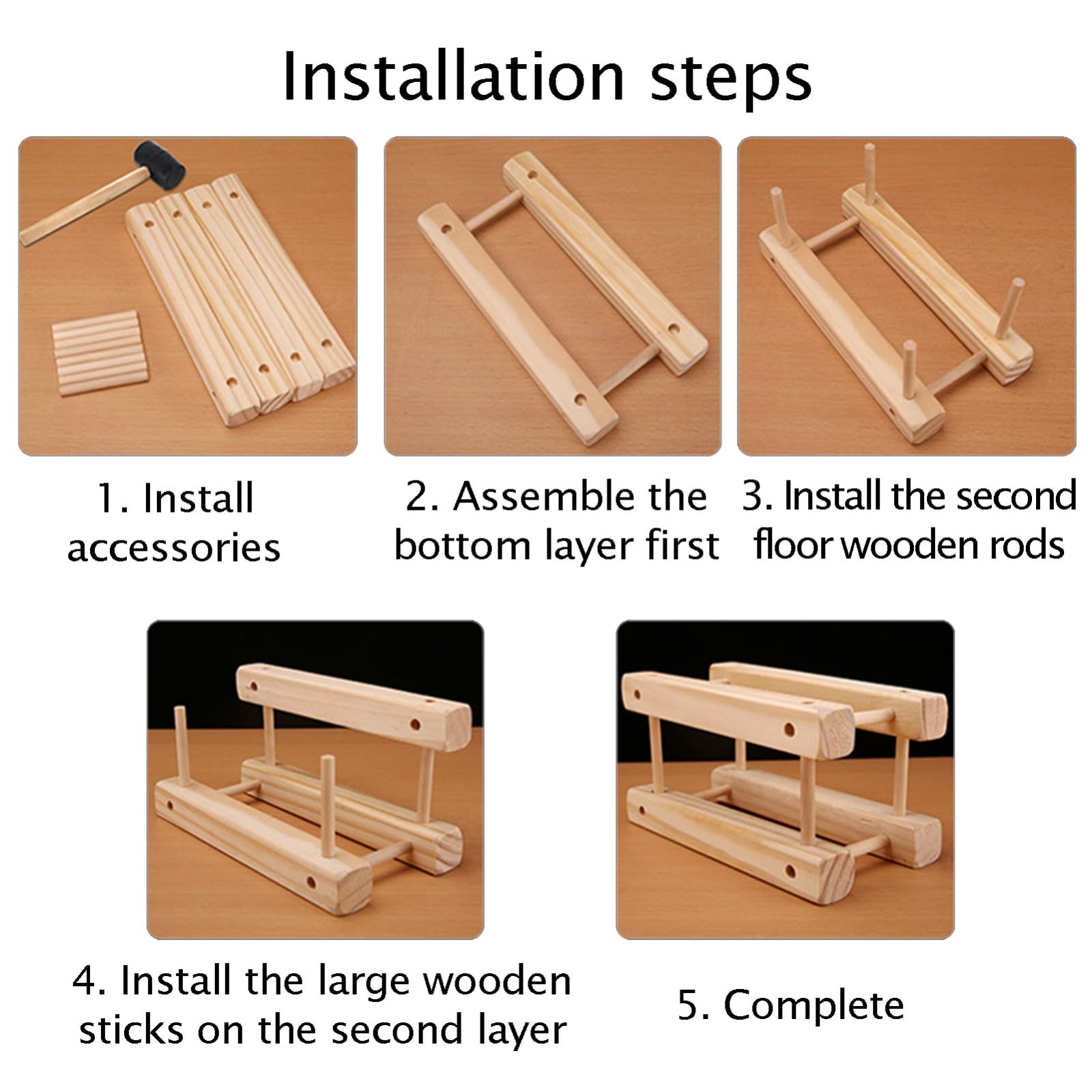 Estante De Vino De Madera, Soporte De Almacenamiento De Bebidas, Botellero De Madera Apilable, Estantes De Almacenamiento De Vino De Bricolaje, Para Cocina, Despensa, Bodega, Bar Baked,12stick