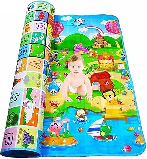 Baby Play Mat Foldable Foam Crawling Mat with Carry Bag Printed Surface for Indoor Outdoor Use Price In India