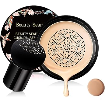Mushroom Head Air Cushion CC Cream Foundation Cover Concealer Makeup Moisturising Brightening Pigment Liquid Foundation Even Skin Tone Makeup Base BB Nude