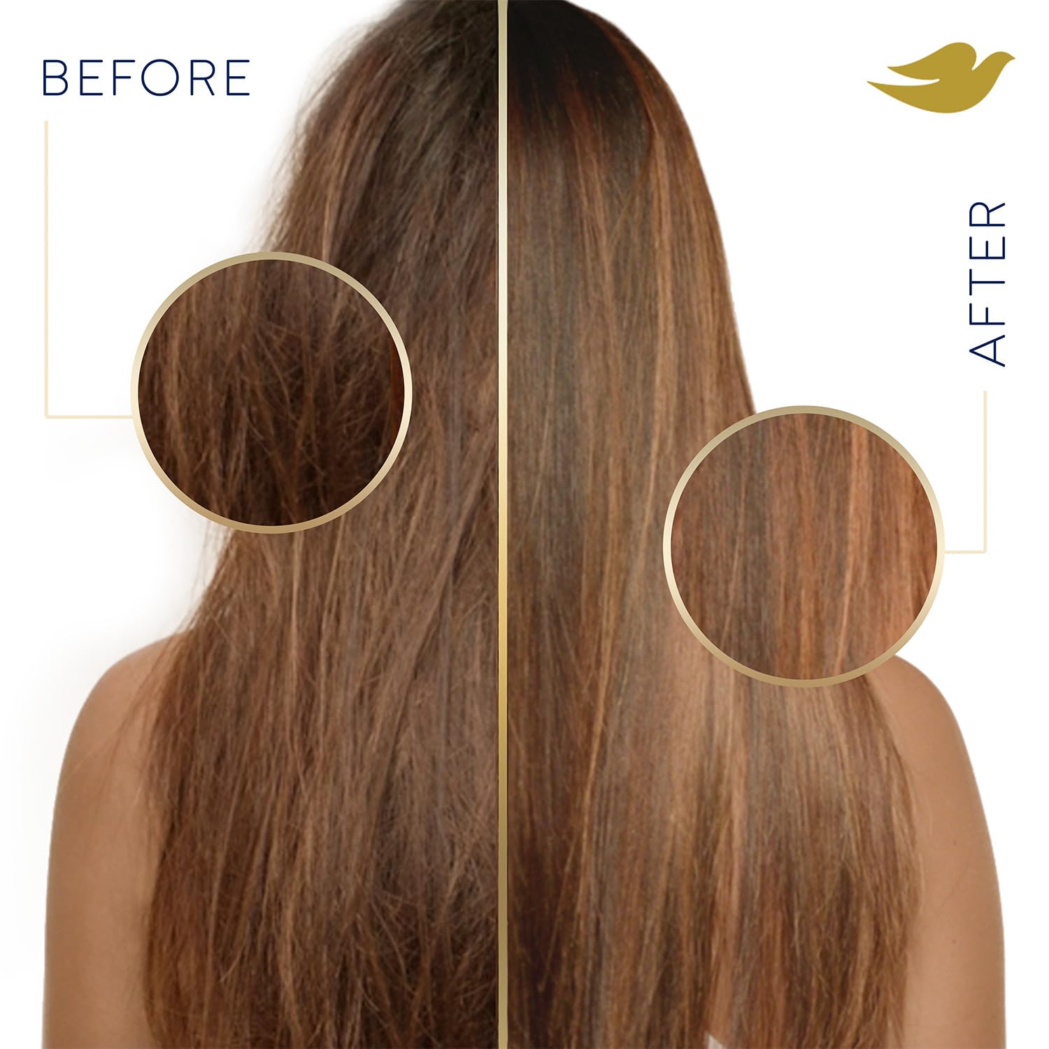 Dove Conditioner, Volume & Fullness, 2-Pack – Daily Volumizing Hair Conditioner with Collagen, 31 Oz Ea