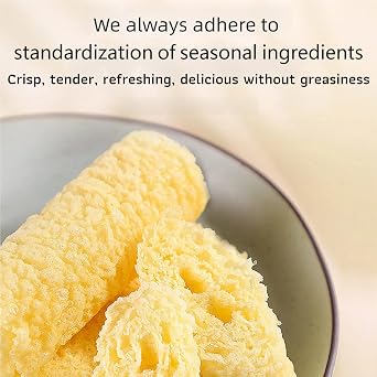 Crispy Fried Tofu Skin Rolls, 4.2oz (120g) - Ready-to-Cook for Hot Pot, Soups & Noodles, Vegan, Gluten-Free, Absorbs Broth, Asian Cooking Ingredient