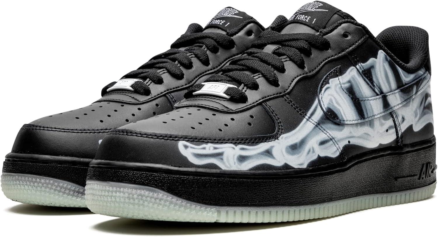 af1 low black skeleton
