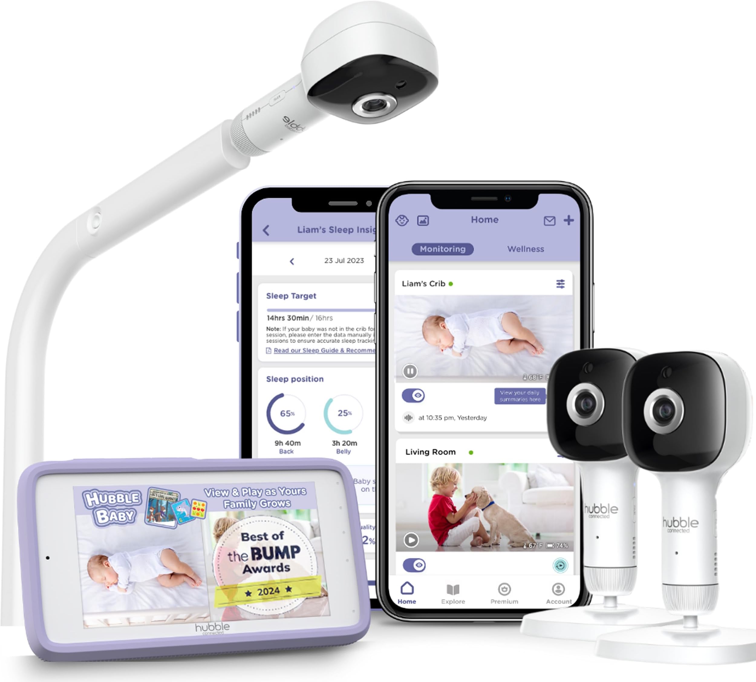 Amazon.com: Lollipop Baby Monitor (Turquoise) - Full-Featured Smart Wi ...