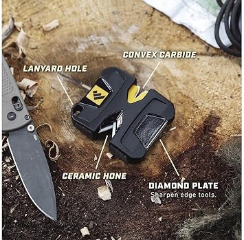WORK SHARP Unisex – Adult Pivot Knife Sharpener, Schawarz, 7
