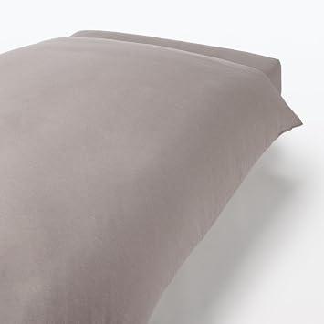 MUJI 15585038 Cotton Flannel Duvet Cover, Single for 59.1 x 82.7 inches 150 x 210 cm, Light Brown