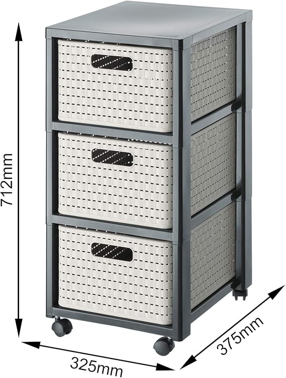 Rotho roller storage container