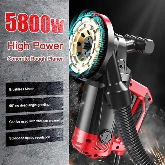 Electric Planer, Wall Planer Electric Wall Scraper Dustless No Dead Angle Rough Planer Ash Scraper Tool Floor Shovel Putty Artifact