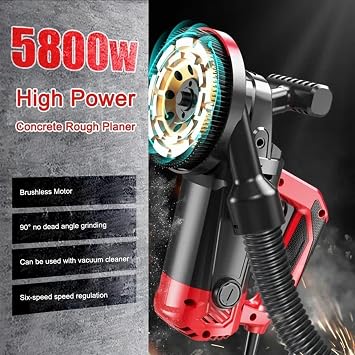 Electric Planer, Wall Planer Electric Wall Scraper Dustless No Dead Angle Rough Planer Ash Scraper Tool Floor Shovel Putty Artifact