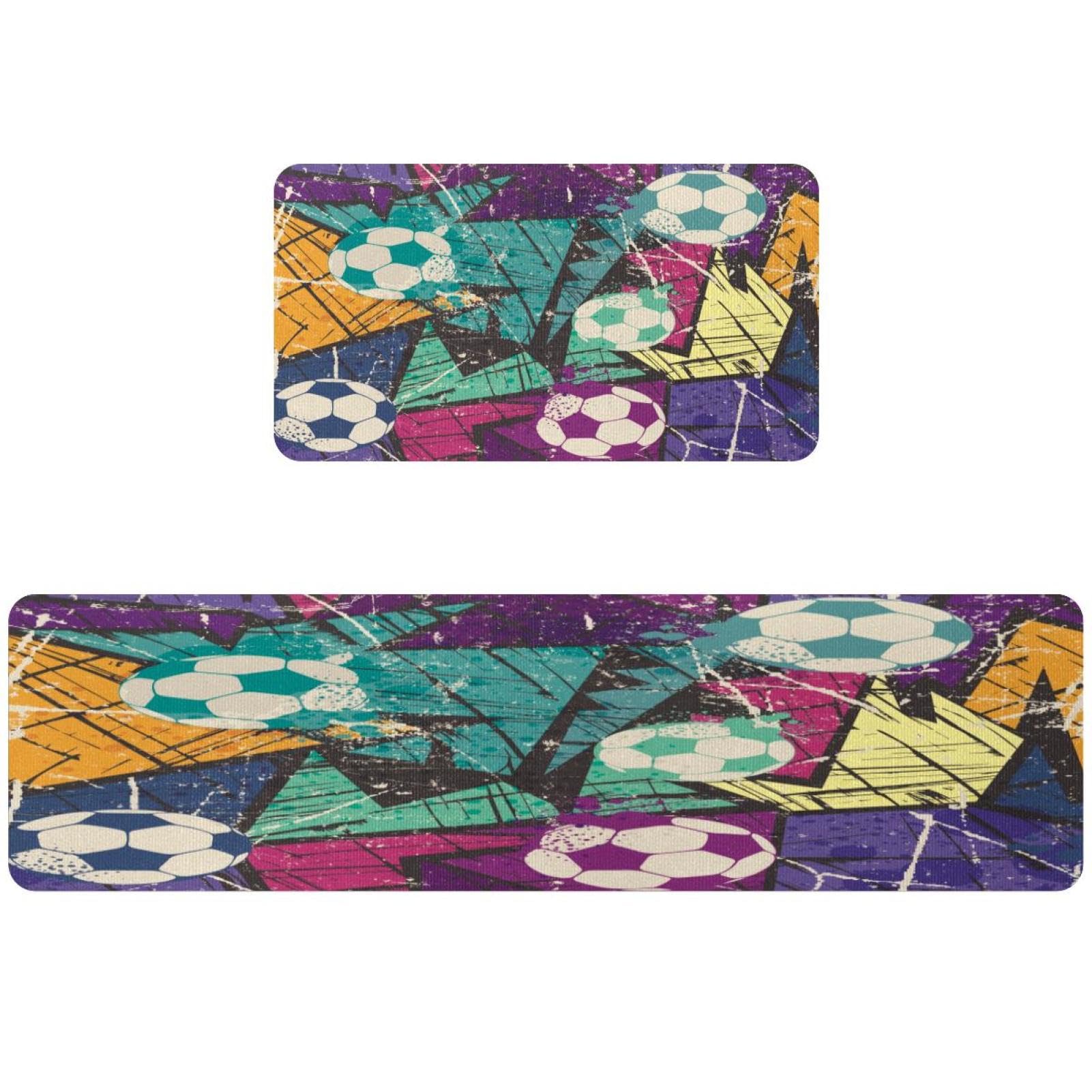 Tapis de cuisine antidérapant lot de 2 lavables et ultra absorbants