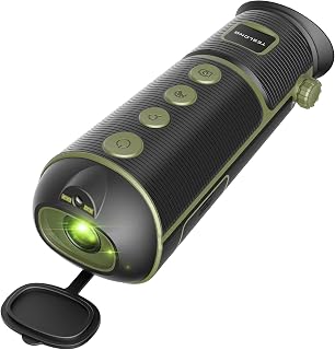 Teslong Thermal Monocular, 256x192 Thermal Imaging Monocular Handheld Infrared Scope, Weather-Resistant Vision Short Range for Hunting, Outdoor Camping, Travel