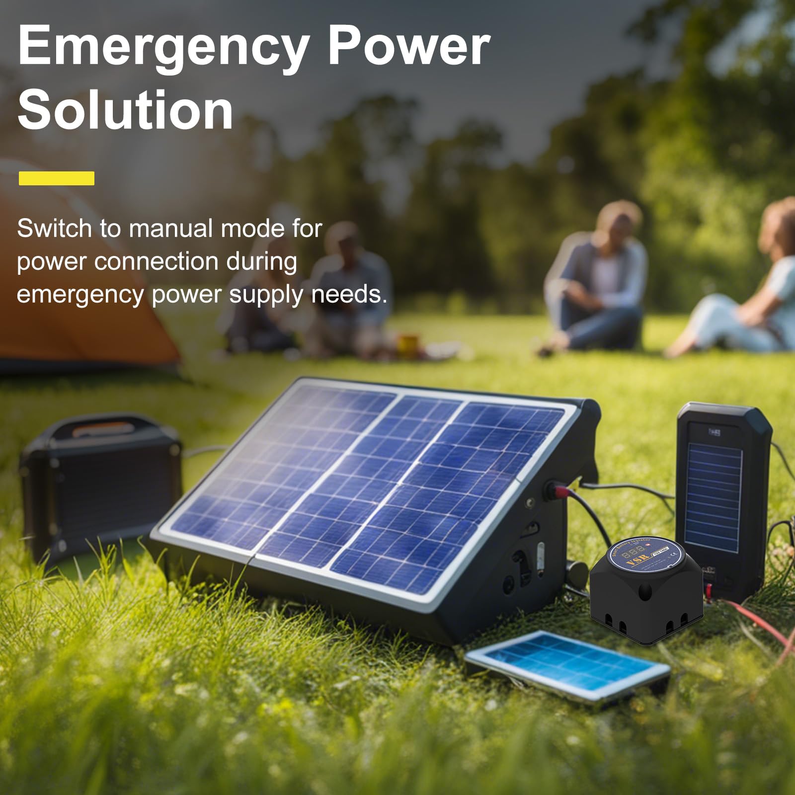 Relè di separazione controllato da tensione, 12 V, 140 Amp, modalità manuale e automatica, doppio separatore di batterie VSR, compatibile con auto, camper, non adatto per batterie al litio