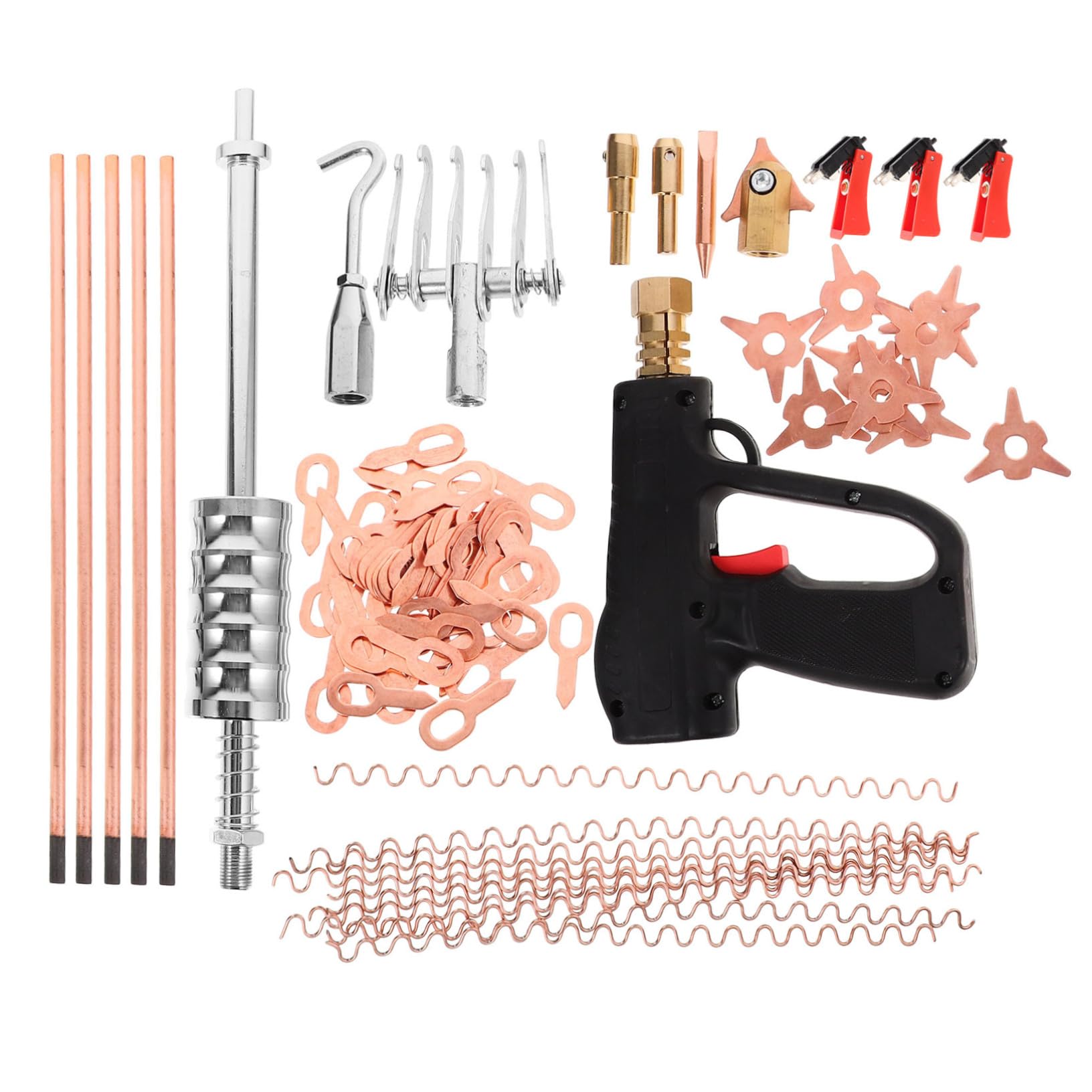 Kit de débosselage voiture 86 pièces pour réparer les impacts de grêle chez soi
