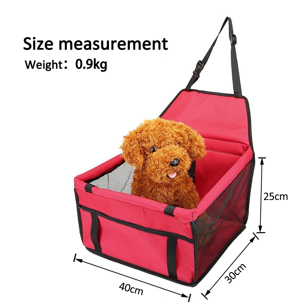 Folding Pet Dog Carrier Pad Waterproof Dog Seat Bag Basket, 42 OFF