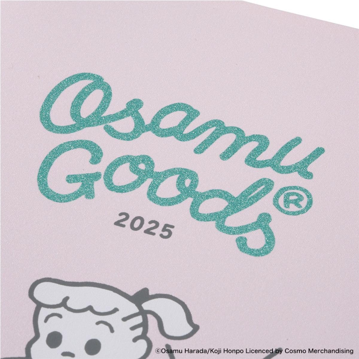 2025 Planner, Schedule Book, Starting December 2024, Monthly B6, Osamu Goods, Yellow Marks 25WDR-CMU07-YE