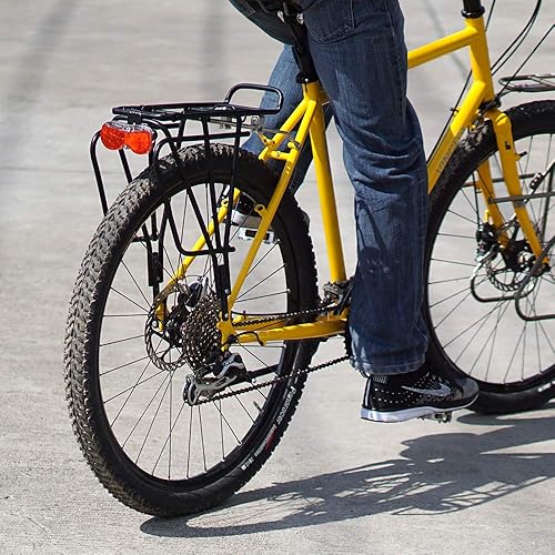 Miniatura 8 de Vincita Luz trasera 3 LED rojo súper brillante, liberación rápida con baterías para bicicletas y bicicletas