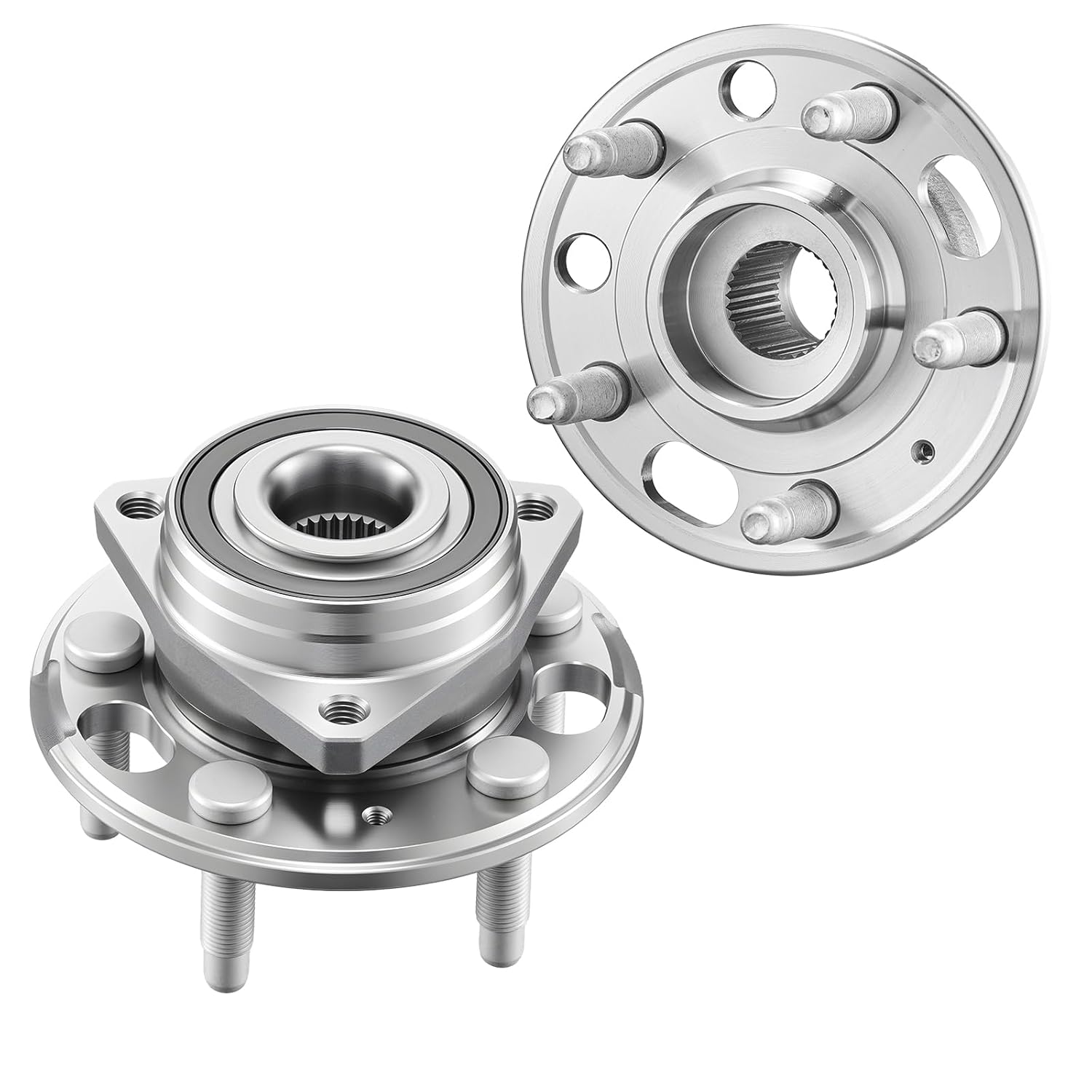 VEVOR 513288 Front/Rear Wheel Bearing Hub Assembly 4WD Fit for 2020 Chevy Impala LT Premier Sedan 2017 Equinox LS Sport Utility Buick Regal Cadillac XTS Livery Hearse 2PCS