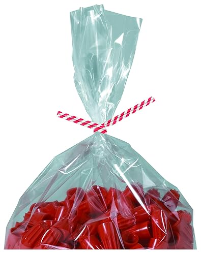 Miniatura 10 de aviditi pbt10r Papel Twist Ties 10 X 532 2000unidades color rojo