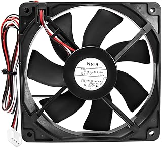 KIT0411 Pellet Grill Induction Fan Motor - Replacement 11925SA-12R-BU for Traeger D2 Pro 575/780 and Ironwood 650/885 Oven Circulation Fans(Black 0.86A 12V)
