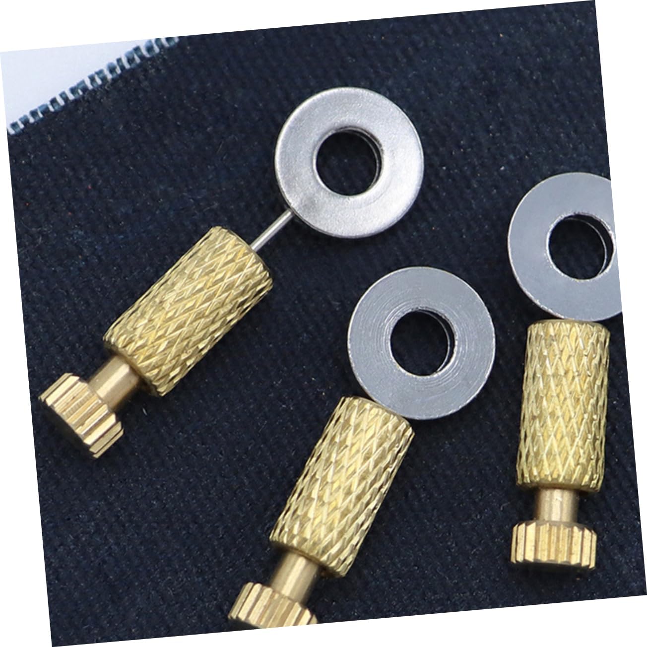 SEWACC 4pcs Leather Craft Locking Pins for Fixed Sewing Positioning DIY Tools for Handmade Leather Stitching and Practical Needles for Craft Supplies and Upholstery