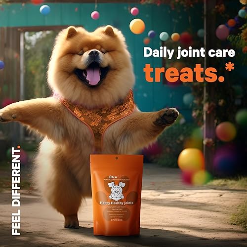 Miniatura 8 de Happy Healthy Joints Treats - Golosinas masticables secadas al aire para perros, golosinas naturales sin granos para entrenamiento, mejores