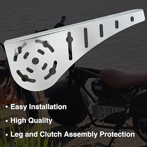 Vista 24 de YOXUFA Mini protector de cadena de bicicleta de repuesto para Predator 212 196cc 224cc Coleman CT200U Baja Warrior MB200 Doodlebug DB30 CT100U