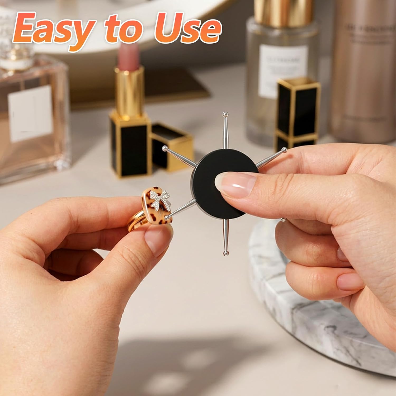 Nail Dotting Tool, 6 in 1 Metal Nail Design Dotting Pen, Professional Nails Art Pen Tip Dot Painting for Manicure Embossing Tracing Salon