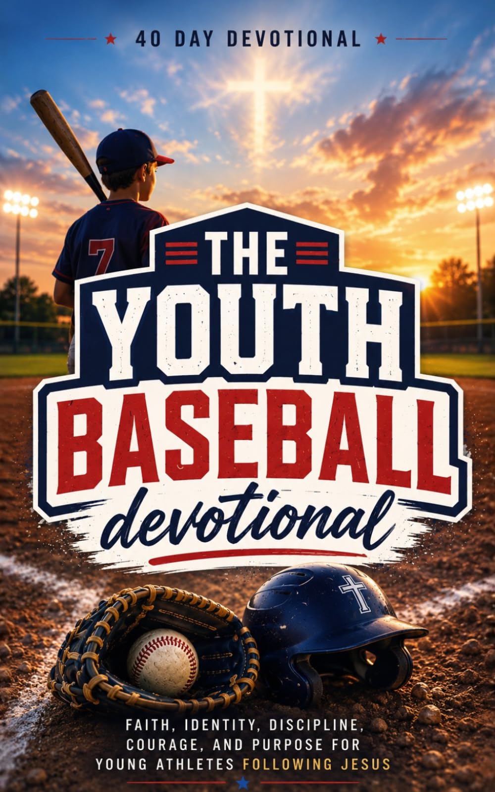 The Youth Baseball Devotional: A 40 Day Christian Devotional for Young Baseball Players to Build Faith, Confidence, Character, and Courage in Christ