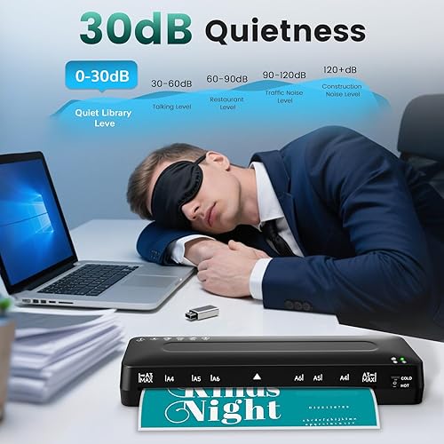 Miniatura 13 de MAXDONE Paquete de 50 bolsas de laminación térmicas transparentes de alta calidad para laminador A3 A4, grosor de 3 mil (80 micrófonos)