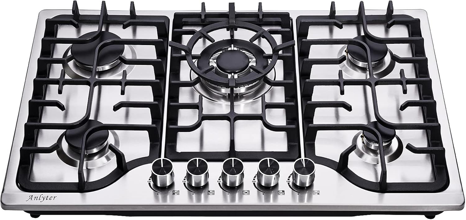 Best 30” Gas Cooktop with Downdraft Top 10 Reviews for 2022