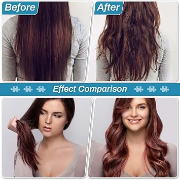 56 Pcs Hair Rollers Set for Blowout Look Long Hair, 30Pcs Rollers Hair Curlers in 5 Sizes with 24 Pcs Clips and Storage Bag for Long Medium Short Hair Volume