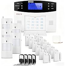 24pcs Wireless DIY Home Burglar Alarm System, 4G WiFi GSM, No Monthly Fee,Home Security with App Alert