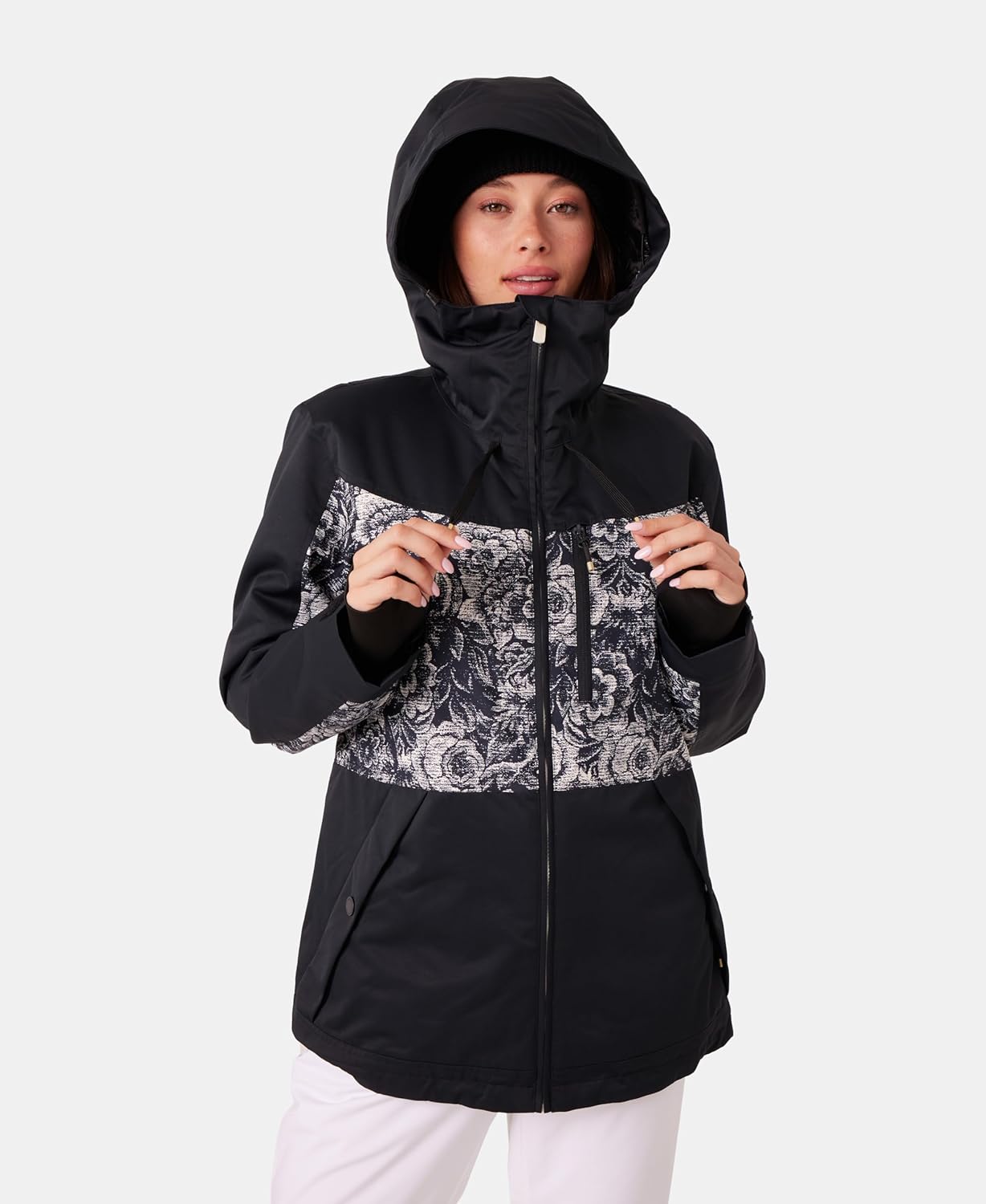 Roxy womens Presence Parka Jacket – 15k Waterproof, Insulated Ski Jacket, Pfas-free, Hydrosmart Technology - Image 4