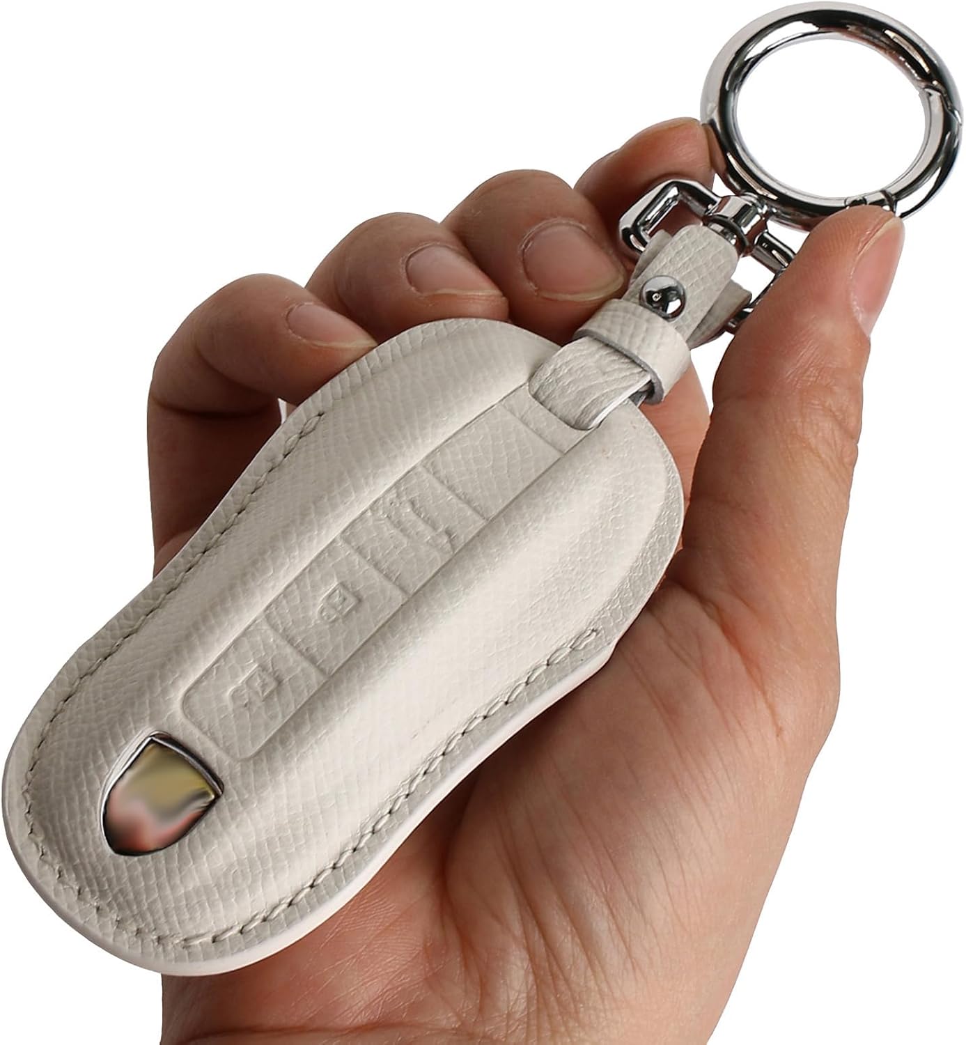Leather Porsche Key Fob Cover 2024–2025 | 911 718 Macan EV Cayenne Panamera Taycan