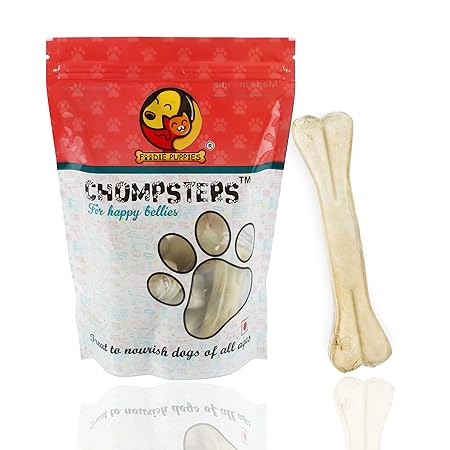 Foodie Puppies Chompsters Raw Hide Pressed Dog Bones for Chewing & Munching (8inch,900g)