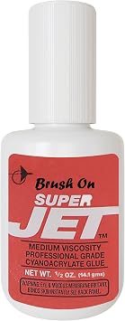 Jet Glue Brush-On Super Jet - Ideal for All Instant Bond Situations
