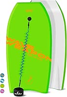 Own the Wave 'Wave Weapon' Body Board for All Wave Conditions - Lightweight with EPS Core HDPE Slick Bottom Body Boards for Beach with Wrist Leash and Plug for Kids and Adults
