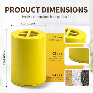Shower Filter Replacement Compatible with Afina Filter Showerhead 3-Pack