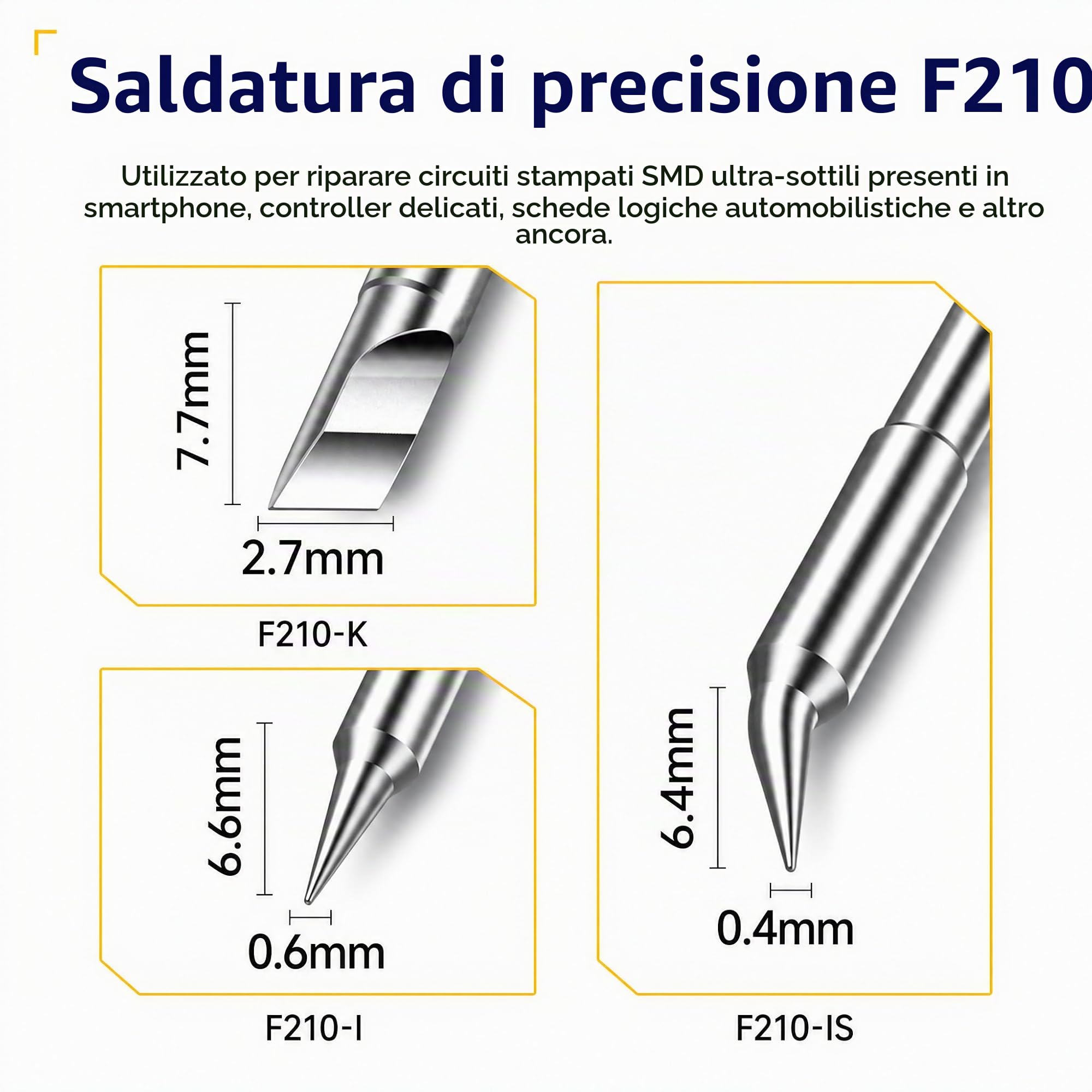 FNIRSI DWS-200 Stazione di Saldatura 200W con Display TFT, Riscaldamento Rapido, Regolazione Digitale Temperatura, 3 Punte F210, 2 Bracci Flessibili
