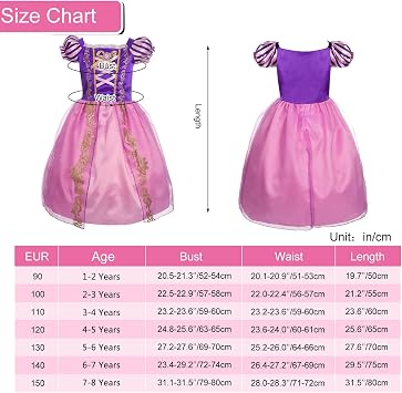 Discoball Costumes World Book Day Costumes for Girl Princess Cosplay Dresses for Kids Fancy Dress Up for Halloween Birthday Party Outfit