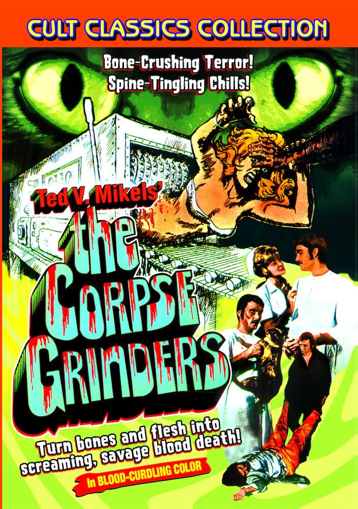 Corpse Grinders DVD para Sesión de Cine de Terror Clásico en Casa