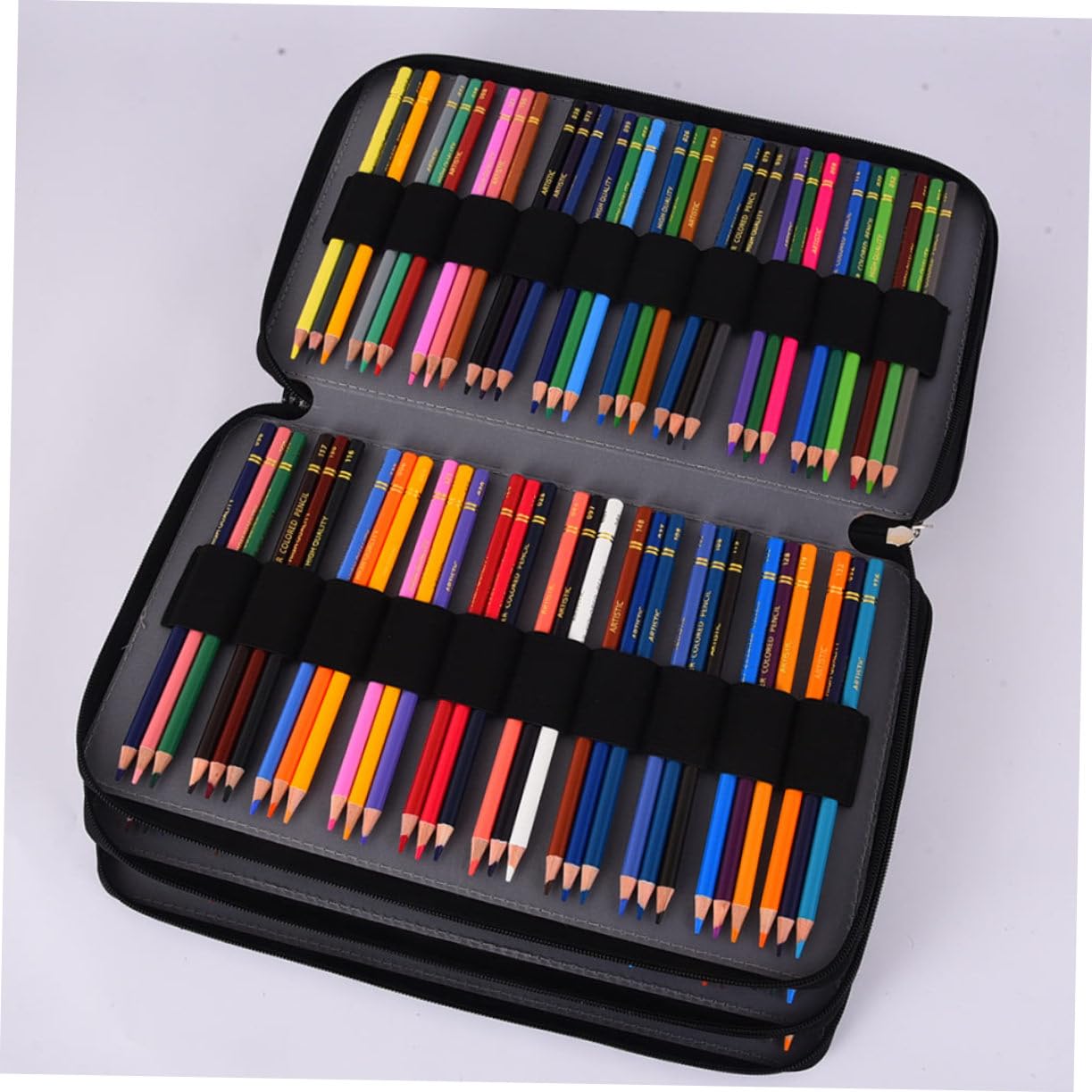 Astuccio Multiuso Multistrato ad Alta Capacità Oxford, Cerniera, Portatile, per Penne e Materiali Scolastici a Scuola