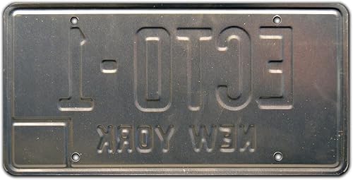 Miniatura 2 de Placa metálica estampada Ghostbusters  1959 Cadillac  ECTO-1 Vanity Prop