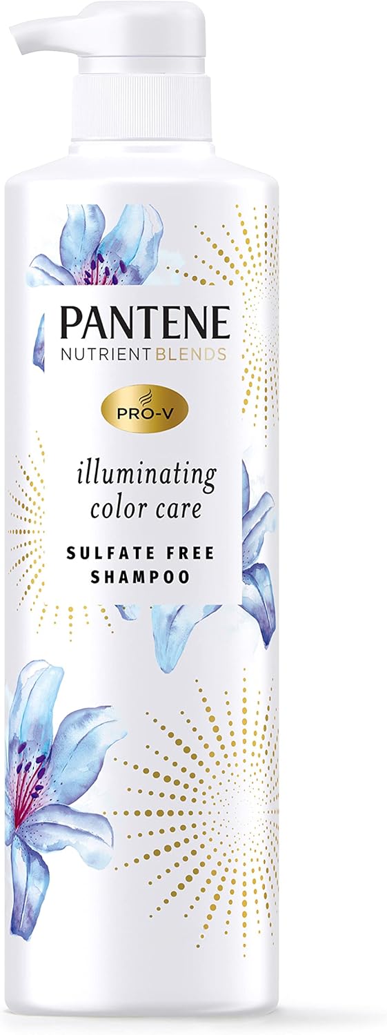 Pantene Sulfate Free Shampoo, Illuminating Hair Color with Biotin, Safe