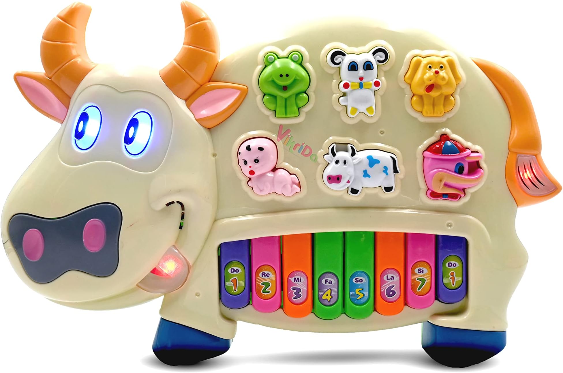 Buy Jack Royal Musical Rabbit Piano Toy with Flashing Light & Sound for ...